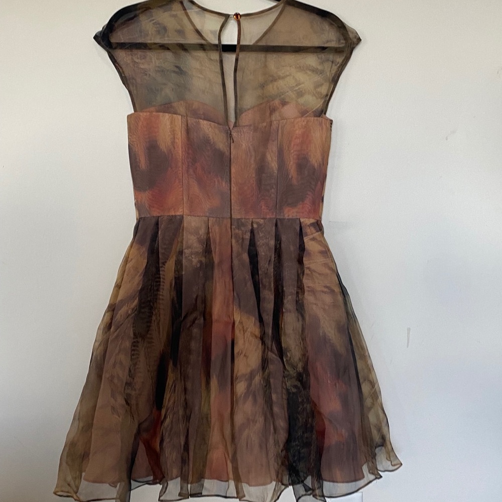 Woodsy/Earthy Ted Baker Langley Dress 🧚‍♀️✨ - Picture 2 of 5